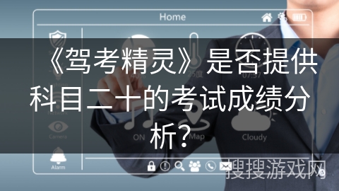 《驾考精灵》是否提供科目二十的考试成绩分析？
