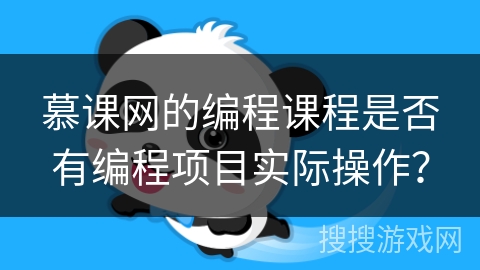 慕课网的编程课程是否有编程项目实际操作？
