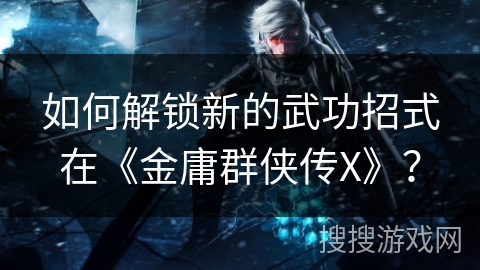 如何解锁新的武功招式在《金庸群侠传X》？