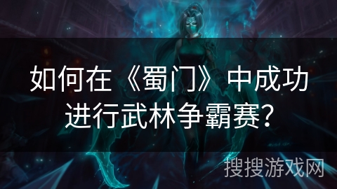 如何在《蜀门》中成功进行武林争霸赛？