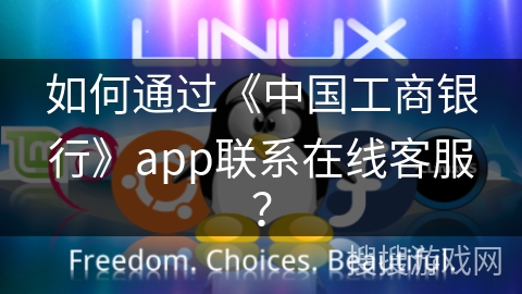 如何通过《中国工商银行》app联系在线客服？