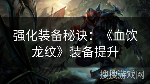 强化装备秘诀:《血饮龙纹》装备提升 强化装备秘诀:《血饮龙纹》装备提升