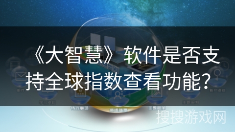 《大智慧》软件是否支持全球指数查看功能？