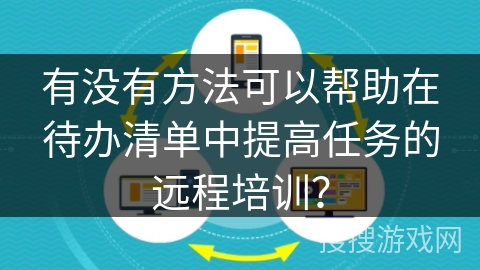 有没有方法可以帮助在待办清单中提高任务的远程培训？