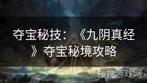 夺宝秘技：《九阴真经》夺宝秘境攻略