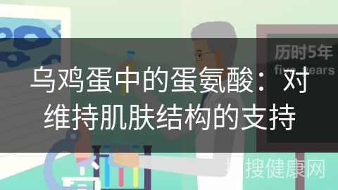 乌鸡蛋中的蛋氨酸：对维持肌肤结构的支持