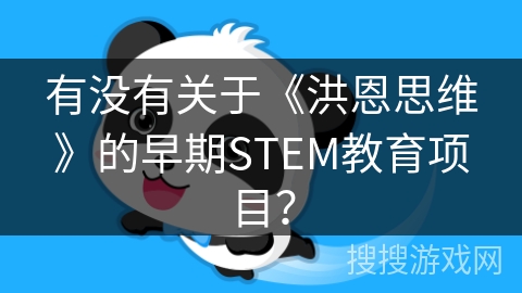 有没有关于《洪恩思维》的早期STEM教育项目？