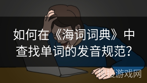 如何在《海词词典》中查找单词的发音规范？