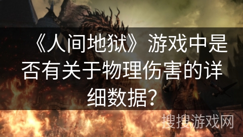 《人间地狱》游戏中是否有关于物理伤害的详细数据？