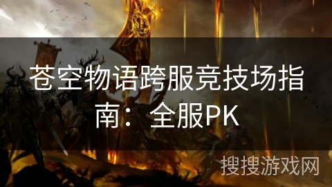 苍空物语跨服竞技场指南：全服PK