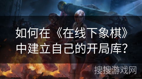 如何在《在线下象棋》中建立自己的开局库？
