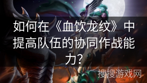 如何在《血饮龙纹》中提高队伍的协同作战能力？