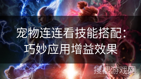 宠物连连看技能搭配:巧妙应用增益效果 宠物连连看技能搭配:巧妙应用增益效果