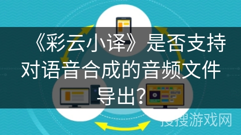 《彩云小译》是否支持对语音合成的音频文件导出？