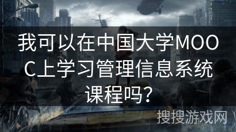 我可以在中国大学MOOC上学习管理信息系统课程吗？