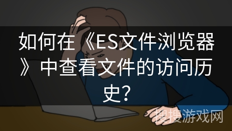 如何在《ES文件浏览器》中查看文件的访问历史？