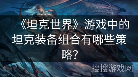 《坦克世界》游戏中的坦克装备组合有哪些策略？