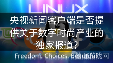 央视新闻客户端是否提供关于数字时尚产业的独家报道？