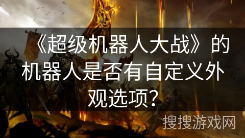 《超级机器人大战》的机器人是否有自定义外观选项？