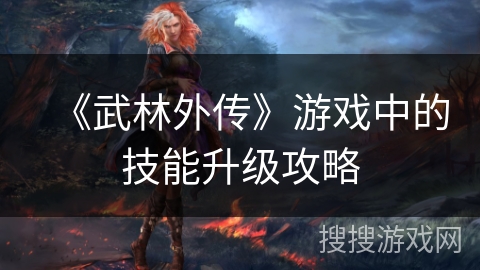 《武林外传》游戏中的技能升级攻略