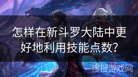 怎样在新斗罗大陆中更好地利用技能点数？
