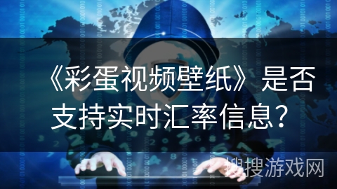 《彩蛋视频壁纸》是否支持实时汇率信息？