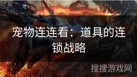 宠物连连看：道具的连锁战略