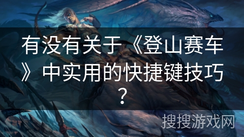 有没有关于《登山赛车》中实用的快捷键技巧？