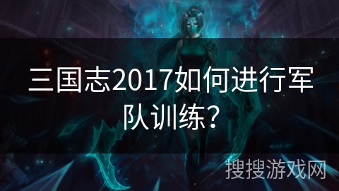 三国志2017如何进行军队训练？