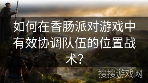 如何在香肠派对游戏中有效协调队伍的位置战术？
