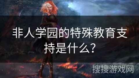 非人学园的特殊教育支持是什么？