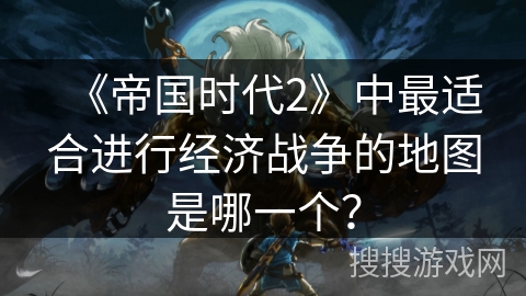 《帝国时代2》中最适合进行经济战争的地图是哪一个？
