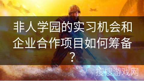非人学园的实习机会和企业合作项目如何筹备？