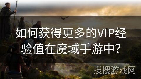 如何获得更多的VIP经验值在魔域手游中？