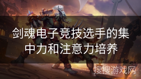 剑魂电子竞技选手的集中力和注意力培养