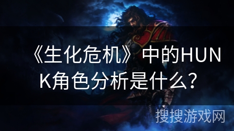 《生化危机》中的HUNK角色分析是什么？