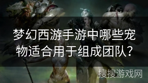 梦幻西游手游中哪些宠物适合用于组成团队? 梦幻西游手游中哪些宠物适合用于组成团队?
