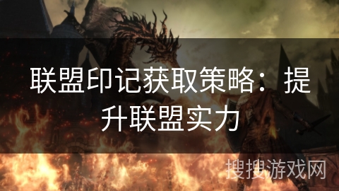 联盟印记获取策略：提升联盟实力