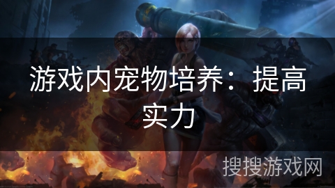 游戏内宠物培养：提高实力