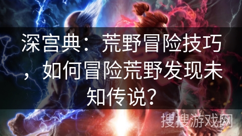 深宫典：荒野冒险技巧，如何冒险荒野发现未知传说？