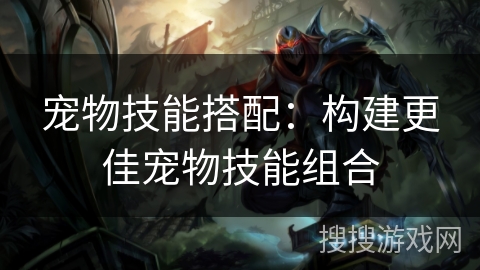 宠物技能搭配：构建更佳宠物技能组合
