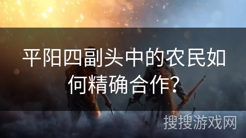 平阳四副头中的农民如何精确合作？