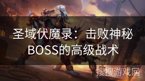 圣域伏魔录：击败神秘BOSS的高级战术