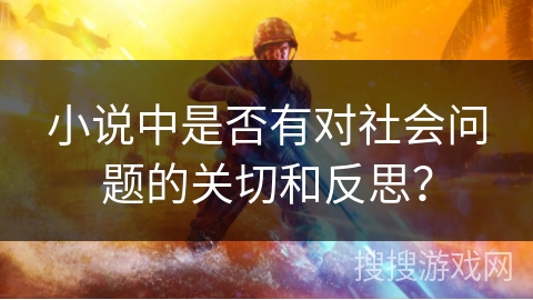 小说中是否有对社会问题的关切和反思？