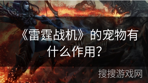 《雷霆战机》的宠物有什么作用? 《雷霆战机》的宠物有什么作用?