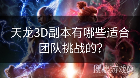 天龙3D副本有哪些适合团队挑战的？