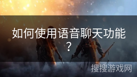 如何使用语音聊天功能？
