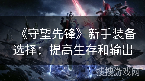 《守望先锋》新手装备选择:提高生存和输出 《守望先锋》新手装备选择:提高生存和输出
