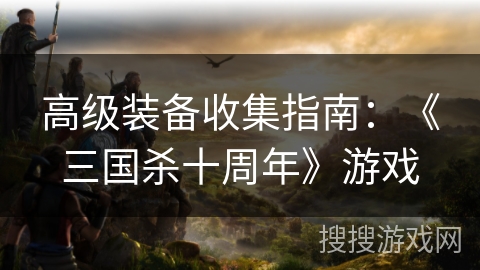 高级装备收集指南：《三国杀十周年》游戏