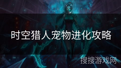 时空猎人宠物进化攻略